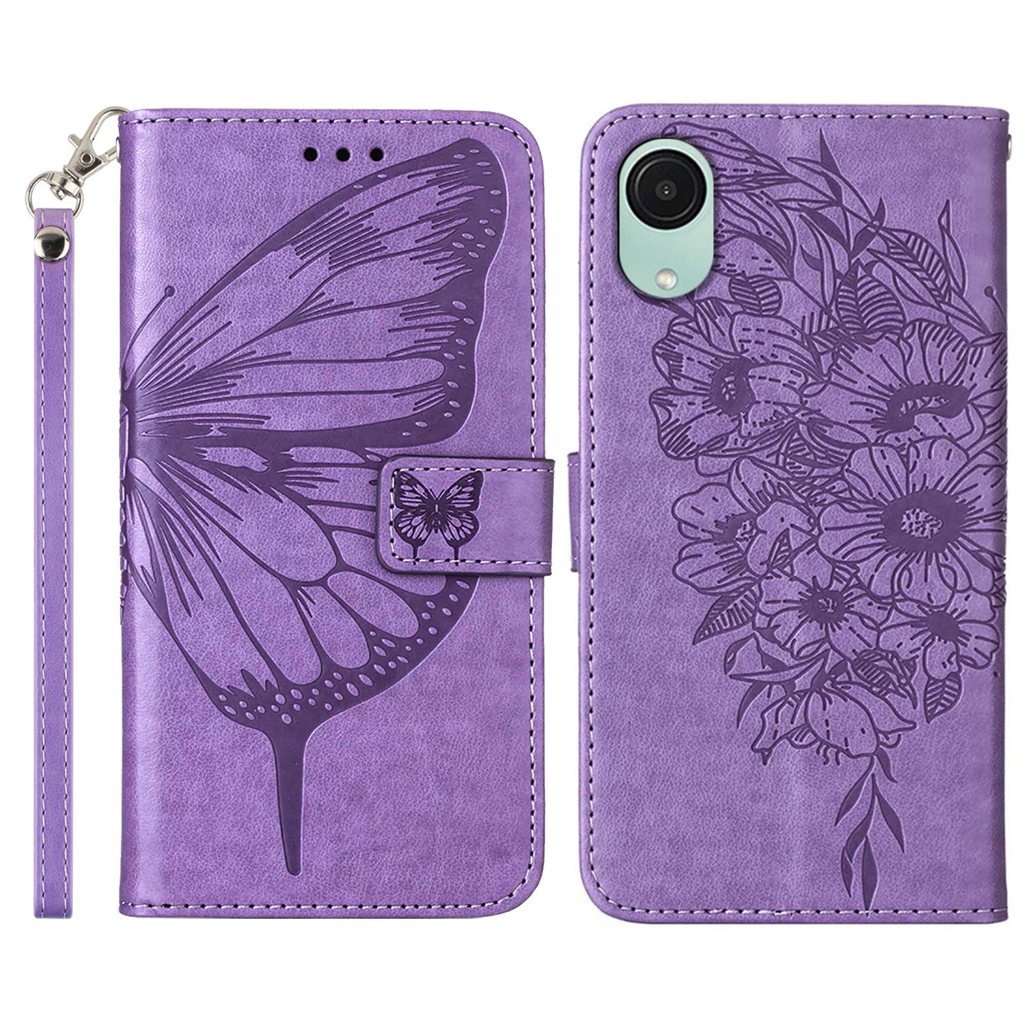 YB Imprinting Series-4 PU Leather Case for Samsung Galaxy A04 Core 4G Phone Cover Imprinted Shockproof Wallet Case YB Imprinting Series-4 PU Leather Case for Samsung Galaxy A04 Core 4G Phone Cover Imprinted Shockproof Wallet Case